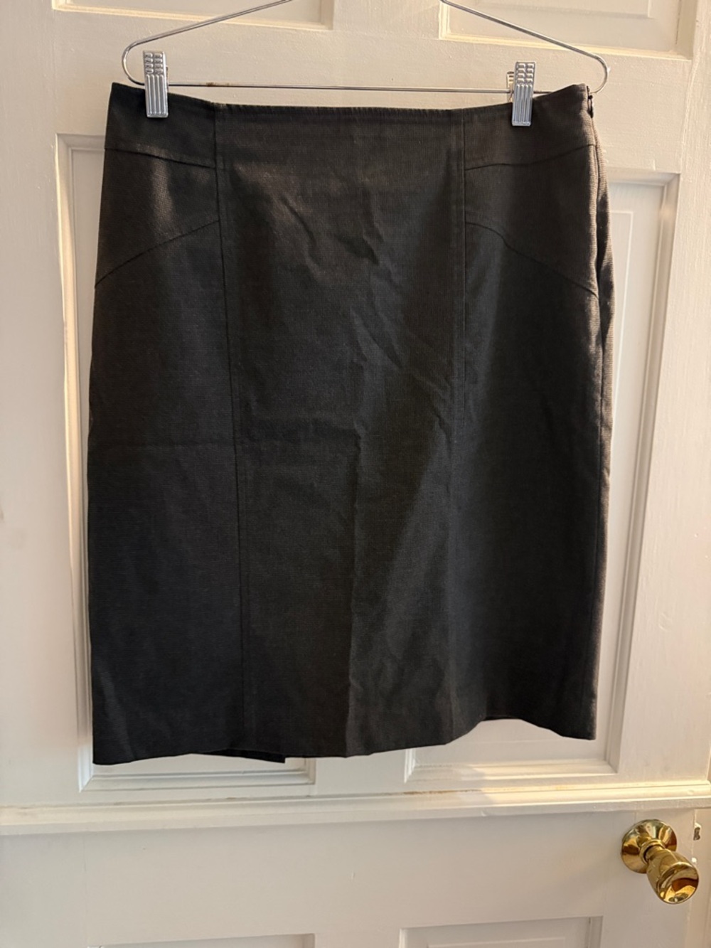 Classic Black/ gray Pencil Skirt – Women's Professional Wear